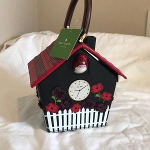 NWT kate spade new york ooh la la cuckoo clock bag